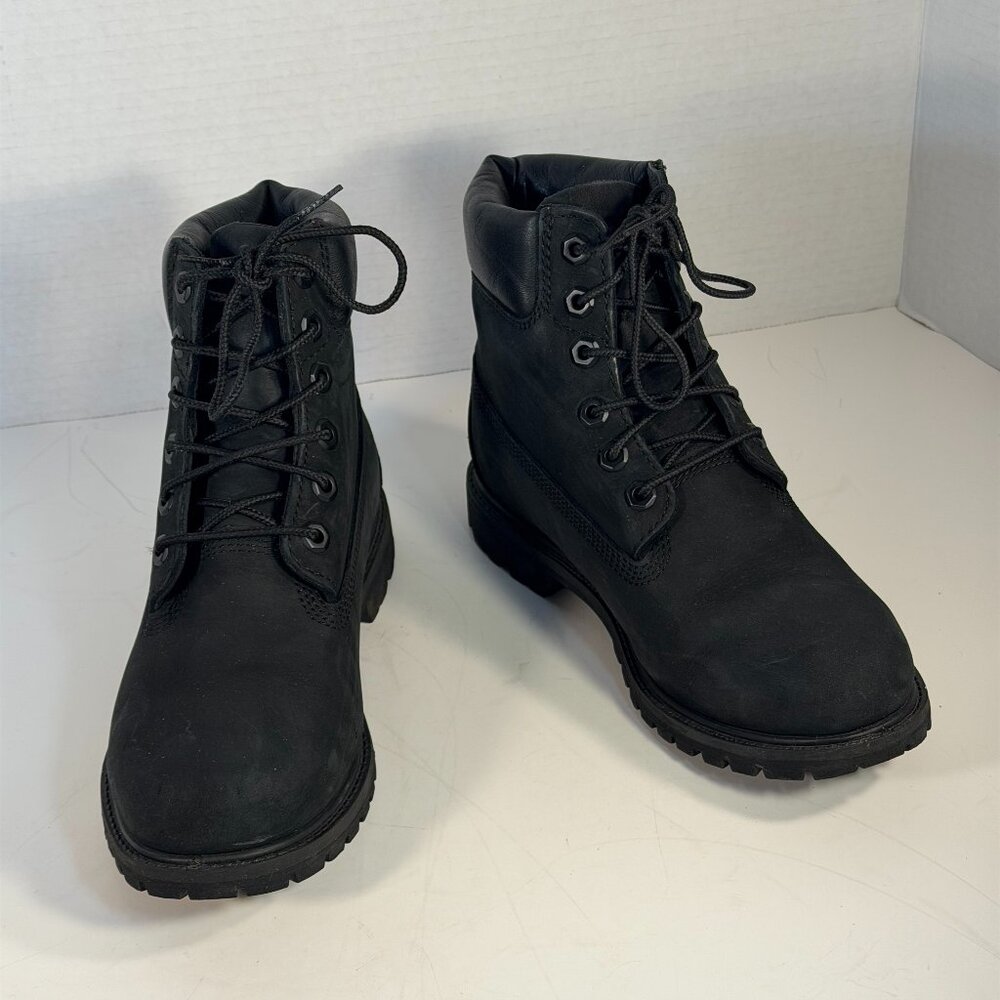 Women's Black size 7W Timberland waterproof Boots - Picture 8 of 16